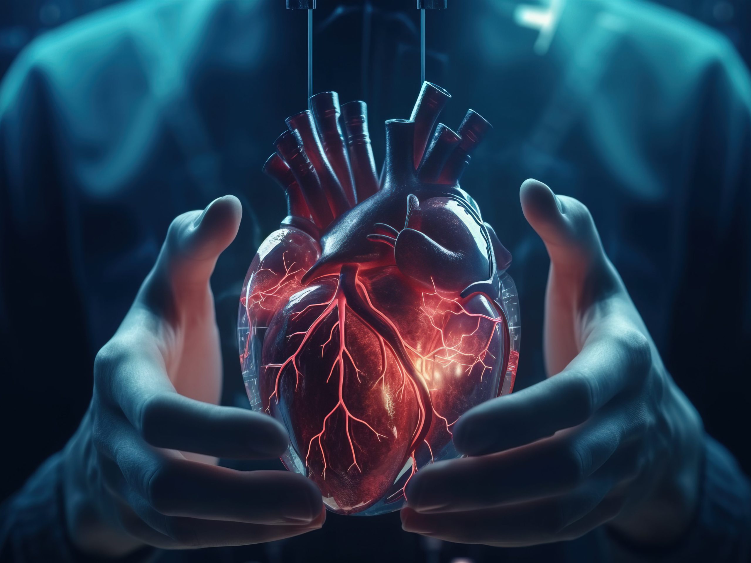 Graphic of a beating heart